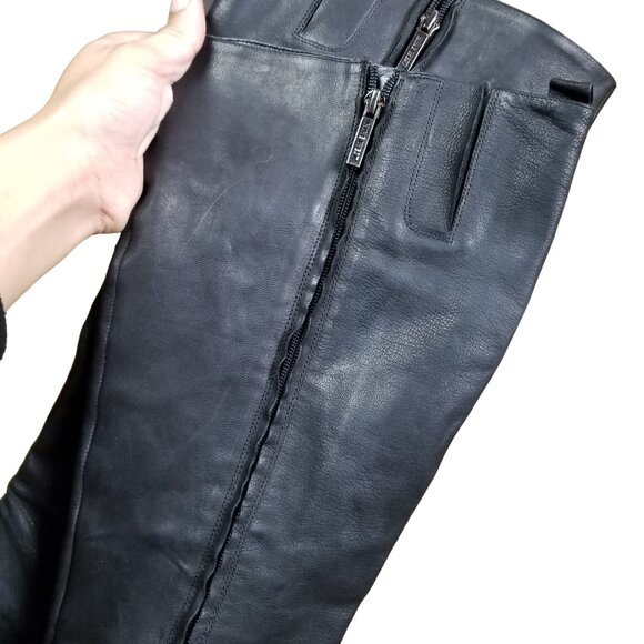 NINE WEST Women's Nicolah-Wide Leather Winter Boot size 11 - Picture 9 of 14